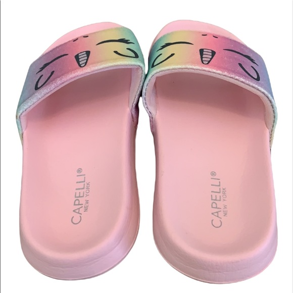 Unicorn slides. Kids Sz 1/2 🦄 🌈 - Picture 5 of 6
